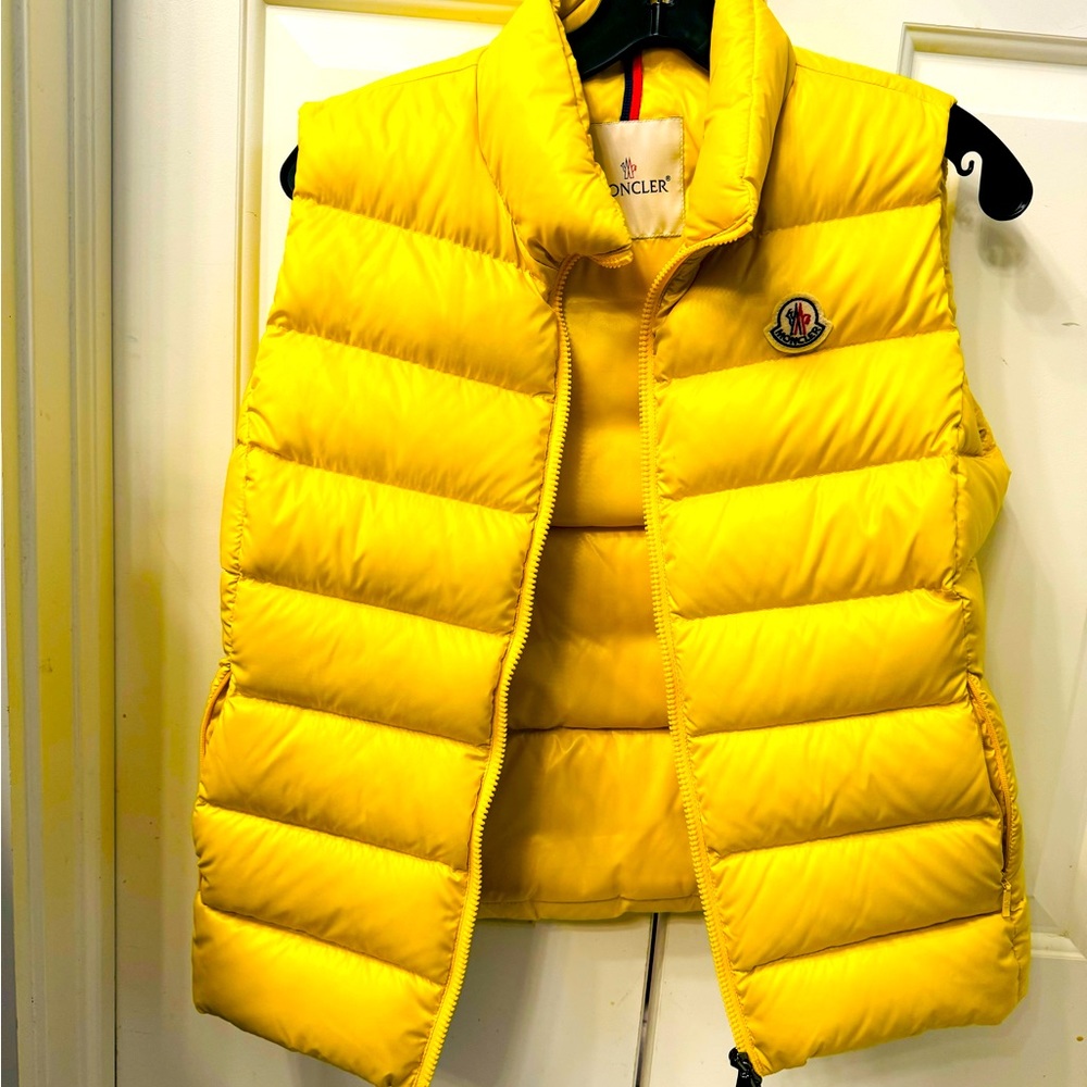 Yellow Moncler Vest (1 / US SM)